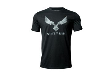 Image of Virtus Invictus Grey Tee Grunge Grey - Mens, Black, 2XL, NSN Not applicable VR.20417101.01BKGG00.XXL