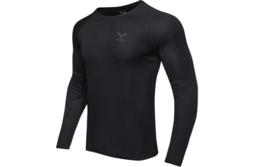Image of Virtus Outdoor Group Scott Long Sleeve Shirt - Mens, Black, Extra Large, AA1AATC003PAXL