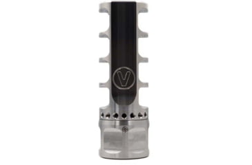 Image of Vision Products Vulcan Brake, 5/8-24, 6.5mm / .264, Stainless steel, RAW, Raw Stainless Steel, VISION-434