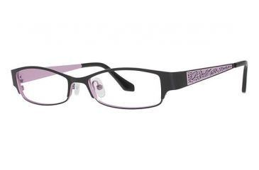 Image of Visions 195 Eyeglass Frames - Frame Black/ Light Pink, Size 51/16mm VIVISION19503