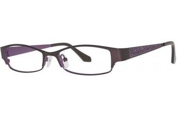 Image of Visions 195 Eyeglass Frames - Frame Brown/ Dark Purple, Size 51/16mm VIVISION19501