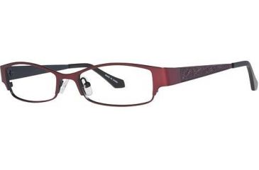 Image of Visions 195 Eyeglass Frames - Frame Burgundy/ Black, Size 51/16mm VIVISION19502