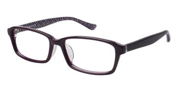 Image of Visions 213A Eyeglass Frames - Frame Burgundy, Size 55/15mm VIVISION213A03