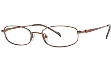 Image of Visions 153 Single Vision Prescription Eyeglasses - Frame Copper, Size 49/18mm VIVISION15302