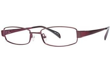 Image of Visions 156 Bifocal Prescription Eyeglasses - Frame Burgundy, Size 51/17mm VIVISION15603