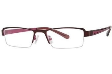 Image of Visions 178 Eyeglass Frames - Frame Burgundy/Pink, Size 50/18mm VIVISION17803