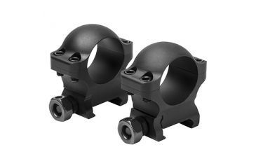 Image of VISM 1In Hunter Rifle Scope Rings/0.9In Height, Black VR1H09