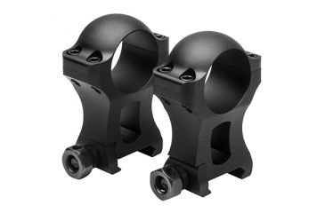Image of VISM 1In Hunter Rifle Scope Rings/1.5In Height, Black VR1H15