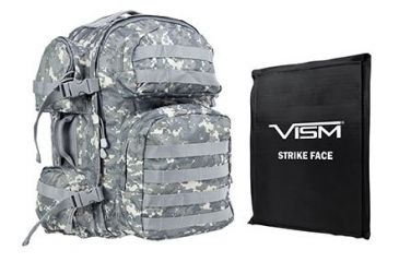 Image of Vism 2911 Series Tactical Backpack with Ballistic Soft Panel-Rectangle Cut 10in X12in, Camo BSCBD2911-A