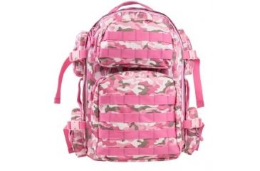 Image of Vism 2911 Series Tactical Backpack with Ballistic Soft Panel-Rectangle Cut 10in X12in, Camo BSCBPC2911-A