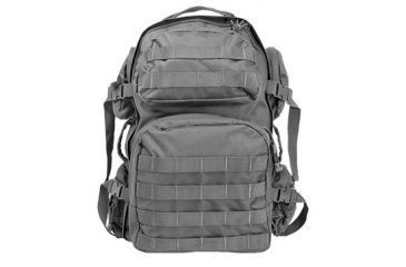 Image of Vism 2911 Series Tactical Backpack with Ballistic Soft Panel-Rectangle Cut 10in X12in, Urban Gray BSCBU2911-A