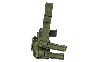 Image of VISM 2954 Universal Drop Leg Holster, Green CVDLHOL2954G