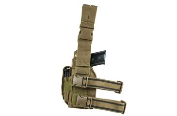 Image of VISM 2954 Universal Drop Leg  Holster, Tan CVDLHOL2954T