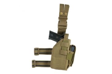 Image of VISM 2954 Universal Drop Leg  Holster, Tan CVDLHOL2954T