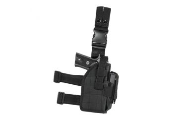 Image of VISM 2954 Universal Drop Leg Universal Holster, Black CVDLHOL2954B