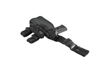 Image of VISM 2954 Universal Drop Leg Universal Holster, Black CVDLHOL2954B