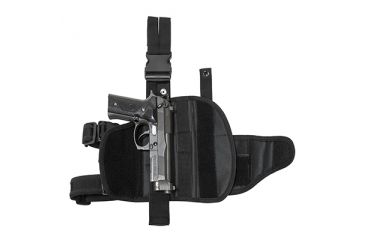 Image of VISM 2955 Tactical Drop Leg Adjustable Holster, Black CVDLHOL2955B