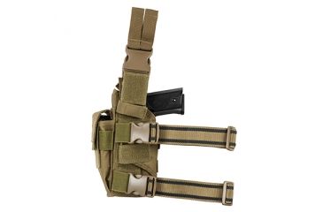 Image of VISM 2955 Tactical Drop Leg Adjustable Holster, Tan CVDLHOL2955T