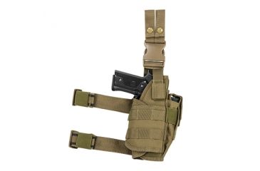 Image of VISM 2955 Tactical Drop Leg Adjustable Holster, Tan CVDLHOL2955T