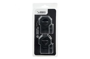 Image of VISM 30mm Tactical Rings/0.9In Height, Black VR30T09