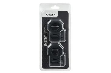 Image of VISM 30mm Tactical Rings/1.1In Height, Black VR30T11