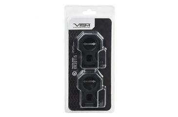 Image of VISM 30mm Tactical Rings/1.5In Height, Black VR30T15