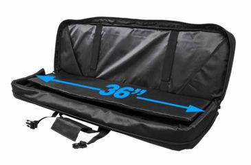 Image of VISM 36in Double Carbine Gun Case, Black CVDC2946B-36