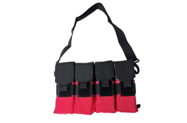 Image of VISM 8x AR Magazine Carrier Pouch, Red, CVMARC3044R