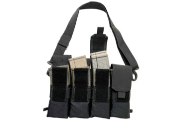 Image of VISM 8x AR15 Mag Carrier and Pouch, Black, CVMARC3044B