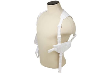 Image of VISM Ambidextrous Shoulder Holster, White, CV2909WH