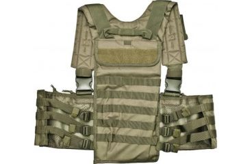 Image of VISM AR Chest Rig w/Quick Detach Buckles - Green CVARCR2922G