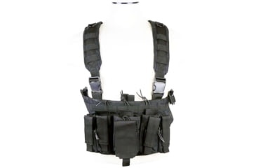 Image of VISM AR &amp; Pistol Mags Chest Rig, Black, CVARPCR3031B