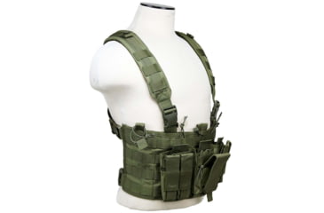 Image of VISM AR &amp; Pistol Mags Chest Rig, Green, CVARPCR3031G