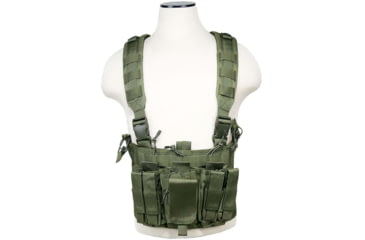 Image of VISM AR &amp; Pistol Mags Chest Rig, Green, CVARPCR3031G