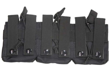 Image of VISM AR10/ M1A/ FAL Triple Mag Pouch, Black, CV3083MP3042B
