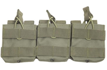 Image of VISM AR10/ M1A/ FAL Triple Mag Pouch, Green, CV3083MP3042G