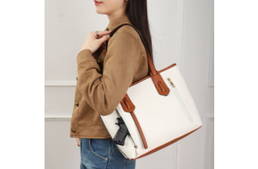 Image of VISM BW0826 PU Leather Purse, Beige, BW0826BG