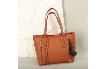 Image of VISM BW0826 PU Leather Purse, Brown, BW0826BR