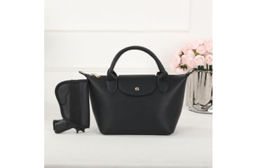 Image of VISM BW0827 PU Leather Purse, Black, BW0827B