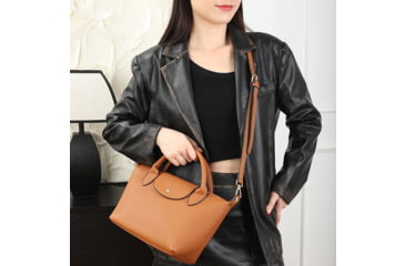 Image of VISM BW0827 PU Leather Purse, Brown, BW0827BR
