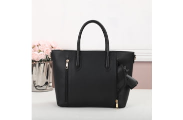 Image of VISM BW1160 PU Leather Purse, Black, BW1160B