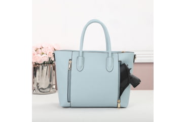 Image of VISM BW1160 PU Leather Purse, Blue, BW1160BL