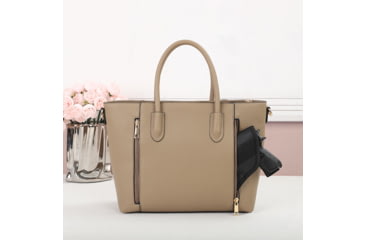 Image of VISM BW1160 PU Leather Purse, Tan, BW1160T