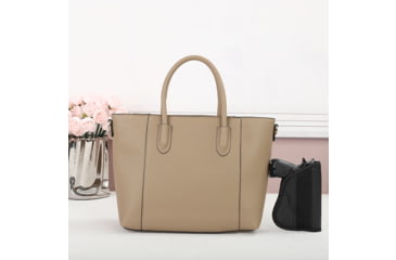 Image of VISM BW1160 PU Leather Purse, Tan, BW1160T