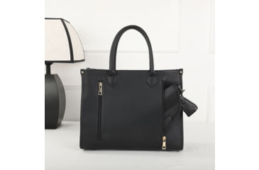 Image of VISM BW1218 PU Leather Purse, Black, BW1218B