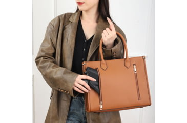 Image of VISM BW1218 PU Leather Purse, Brown, BW1218BR