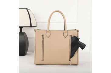 Image of VISM BW1218 PU Leather Purse, Tan, BW1218T