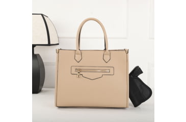 Image of VISM BW1218 PU Leather Purse, Tan, BW1218T