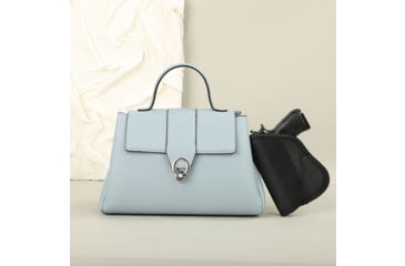 Image of VISM BW2306 PU Leather Purse, Blue, BW2306BL