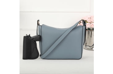 Image of VISM BW2382 PU Leather Purse, Blue, BW2382BL